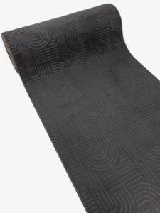 Scandinav mörk grå matta geometriskt mönster