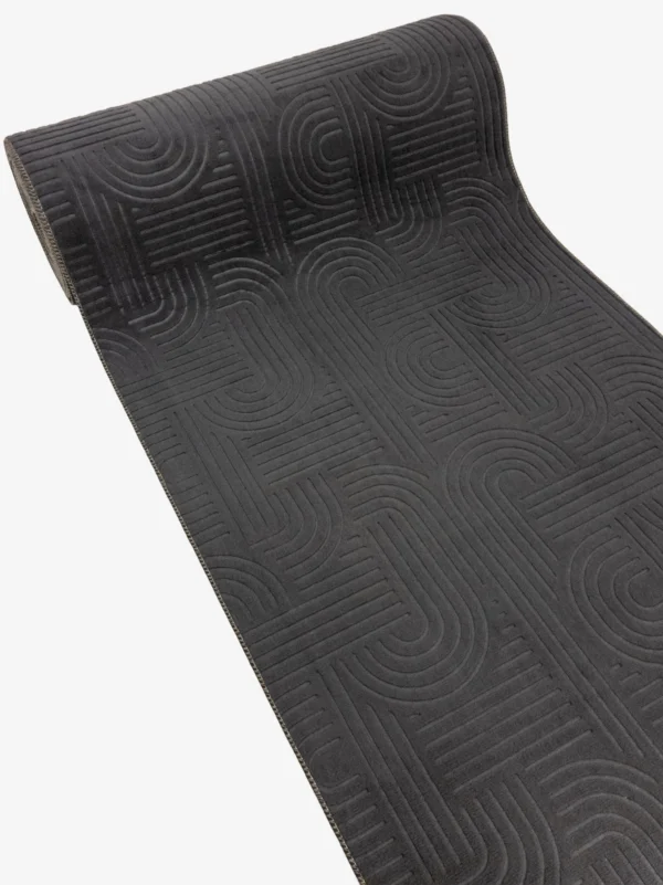 Scandinav mörk grå matta geometriskt mönster