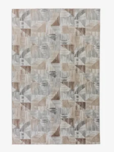 Geometrisk Block Matta - Modern Design (Standard & Specialmått)