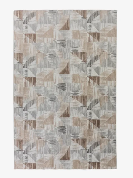 Geometrisk Block Matta – Modern Design (Standard & Specialmått)