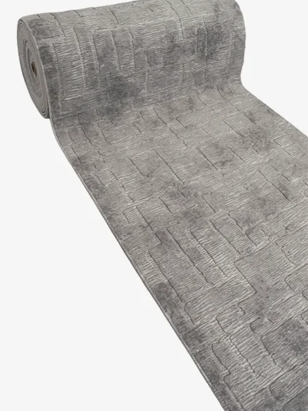 Måttanpassad Gångmatta Urban Grey – Tvättbar & Halkfri per meter